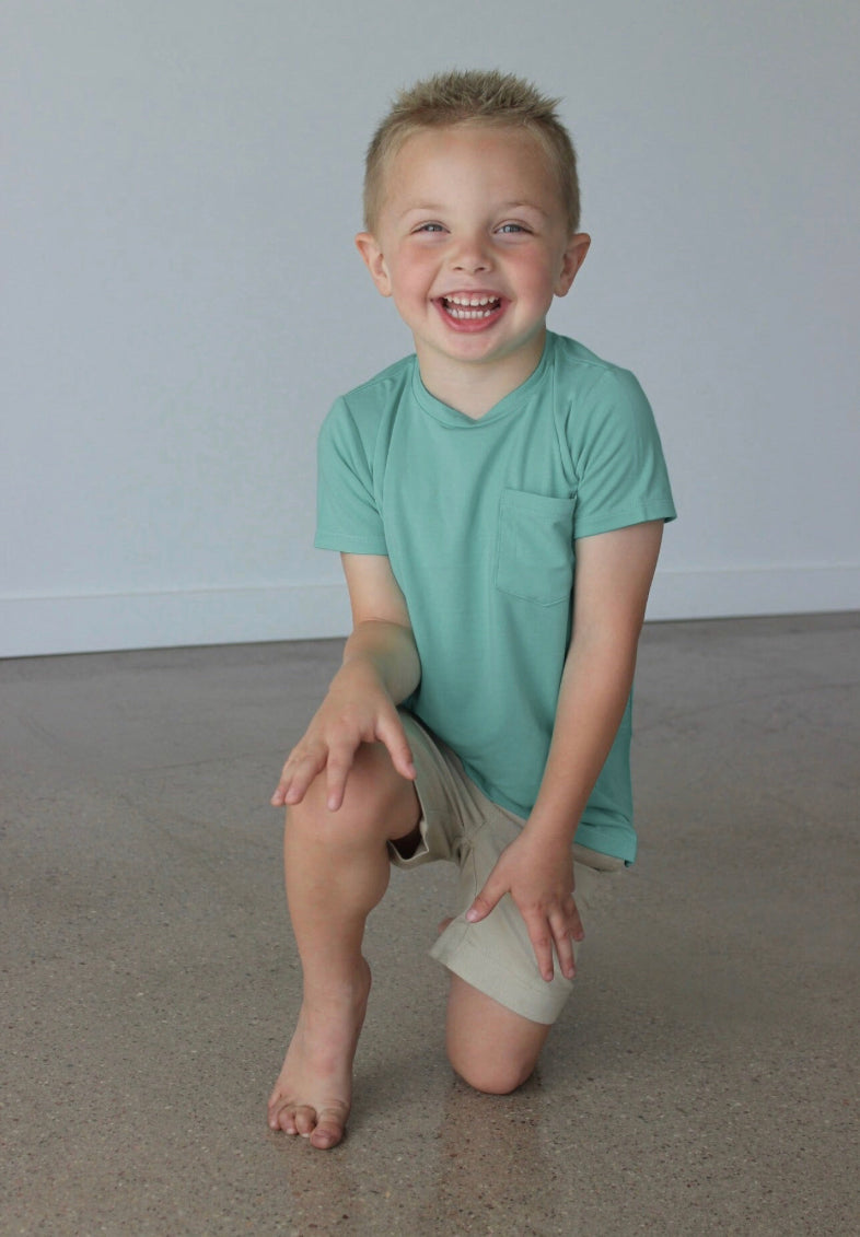 Snoozy Seafoam Snuggle Bums Tee