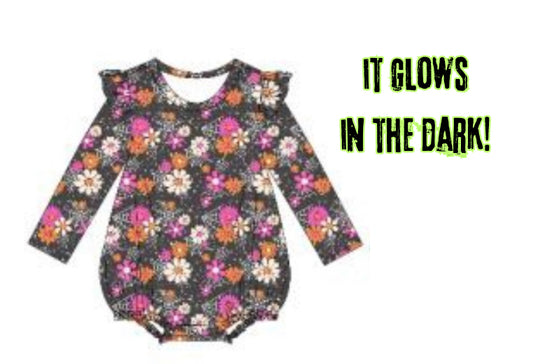 Eerie-sistable Long Sleeve Bubble Romper