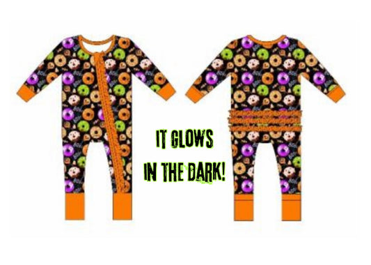 Sweet & Spooky Ruffle Convertible Footie