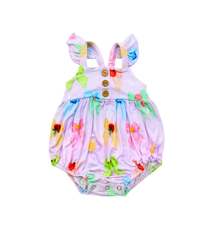 Princess Bowtique Tank Bubble Romper
