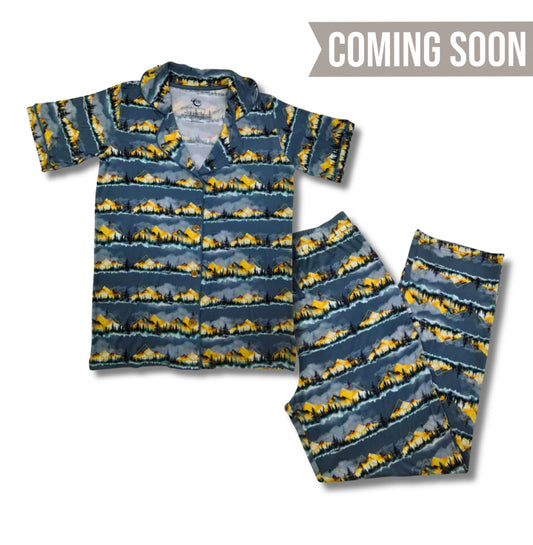 Summit Snuggles Women’s Two Piece Sleep Set (Pants & Short Sleeve Shirt)