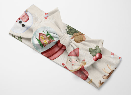 Holly Jolly Headband Bow